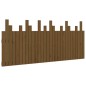 vidaXL Cabecero cama pared madera maciza pino marrón miel 185x3x80 cm vidaXL Cabecero cama pared madera maciza pino marrón miel 185x3x80 cm