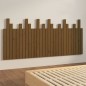 vidaXL Cabecero cama pared madera maciza pino marrón miel 185x3x80 cm vidaXL Cabecero cama pared madera maciza pino marrón miel 185x3x80 cm