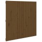 vidaXL Cabecero de cama de pared madera pino marrón miel 108x3x110 cm vidaXL Cabecero de cama de pared madera pino marrón miel 108x3x110 cm