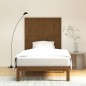 vidaXL Cabecero de cama de pared madera pino marrón miel 108x3x110 cm vidaXL Cabecero de cama de pared madera pino marrón miel 108x3x110 cm