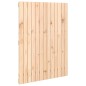 vidaXL Cabecero de cama de pared madera maciza de pino 82,5x3x110 cm
