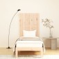 vidaXL Cabecero de cama de pared madera maciza de pino 82,5x3x110 cm