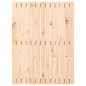 vidaXL Cabecero de cama de pared madera maciza de pino 82,5x3x110 cm