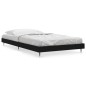 vidaXL Estructura de cama madera contrachapada negra 100x200 cm