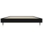 vidaXL Estructura de cama madera contrachapada negra 100x200 cm