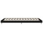 vidaXL Estructura de cama madera contrachapada negra 100x200 cm