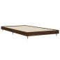 vidaXL Estructura de cama madera contrachapada marrón roble 100x200 cm vidaXL Estructura de cama madera contrachapada marrón roble 100x200 cm
