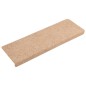 vidaXL Alfombrillas de escalera 10 unidades marrón 65x21x4 cm vidaXL Alfombrillas de escalera 10 unidades marrón 65x21x4 cm