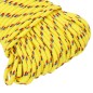 vidaXL Cuerda de barco polipropileno amarillo 5 mm 500 m vidaXL Cuerda de barco polipropileno amarillo 5 mm 500 m