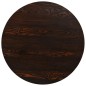 vidaXL Mesa de bar bistró MDF y acero redonda fresno oscuro 80x75 cm vidaXL Mesa de bar bistró MDF y acero redonda fresno oscuro 80x75 cm