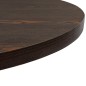 vidaXL Mesa de bar bistró MDF y acero redonda fresno oscuro 80x75 cm vidaXL Mesa de bar bistró MDF y acero redonda fresno oscuro 80x75 cm