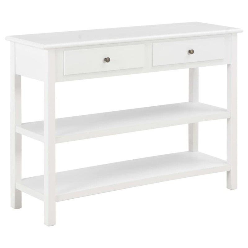 vidaXL Aparador de MDF blanco 110x35x80 cm vidaXL Aparador de MDF blanco 110x35x80 cm