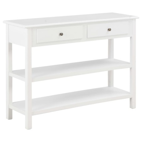vidaXL Aparador de MDF blanco 110x35x80 cm