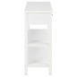 vidaXL Aparador de MDF blanco 110x35x80 cm vidaXL Aparador de MDF blanco 110x35x80 cm