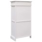 vidaXL Mueble zapatero de madera de Paulownia blanco 50x28x98 cm vidaXL Mueble zapatero de madera de Paulownia blanco 50x28x98 cm