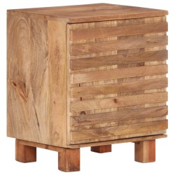 vidaXL Mesita de noche de madera maciza de mango 40x35x51 cm 