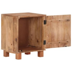 vidaXL Mesita de noche de madera maciza de mango 40x35x51 cm 