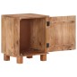 vidaXL Mesita de noche de madera maciza de mango 40x35x51 cm 