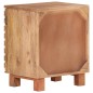 vidaXL Mesita de noche de madera maciza de mango 40x35x51 cm 