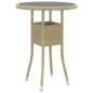 vidaXL Juego de comedor para jardín de 3 piezas ratán sintético beige vidaXL Juego de comedor para jardín de 3 piezas ratán sintético beige