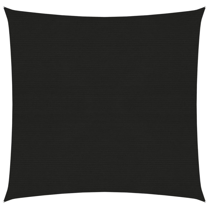 vidaXL Toldo de vela negro HDPE 160 g/m² 3x3 m vidaXL Toldo de vela negro HDPE 160 g/m² 3x3 m