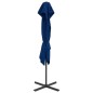 vidaXL Sombrilla voladiza con tapa doble azul azure 250x250 cm vidaXL Sombrilla voladiza con tapa doble azul azure 250x250 cm