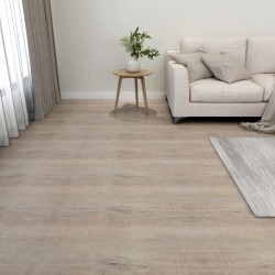 vidaXL Lamas para suelo autoadhesivas  55 piezas PVC 5,11 m² gris taupe