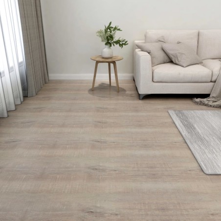 vidaXL Lamas para suelo autoadhesivas  55 piezas PVC 5,11 m² gris taupe