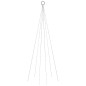 vidaXL Árbol de Navidad en asta de bandera 108 LED blanco frío 180cm vidaXL Árbol de Navidad en asta de bandera 108 LED blanco frío 180cm
