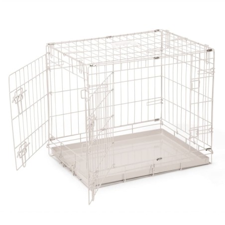 425590 Beeztees Dog Crate 62x44x49 cm Grey