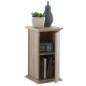 FMD Mesita decorativa con puerta color roble 57,4 cm FMD Mesita decorativa con puerta color roble 57,4 cm