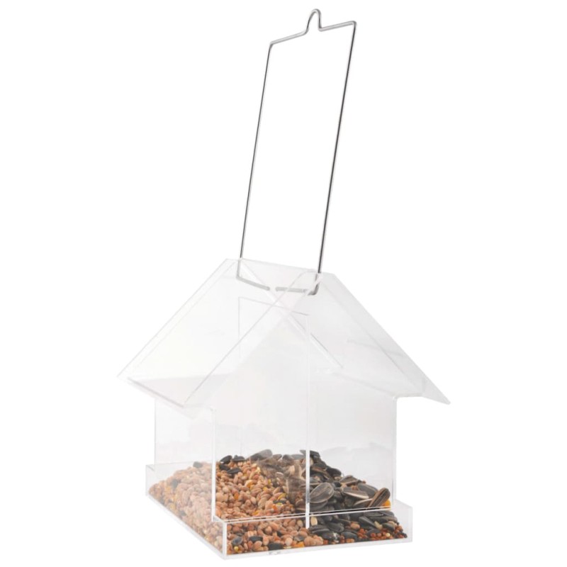 Esschert Design Comedero combinado colgante acrílico Esschert Design Comedero combinado colgante acrílico