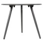 Lesli Living Mesa auxiliar Rafael gris 45x35 cm