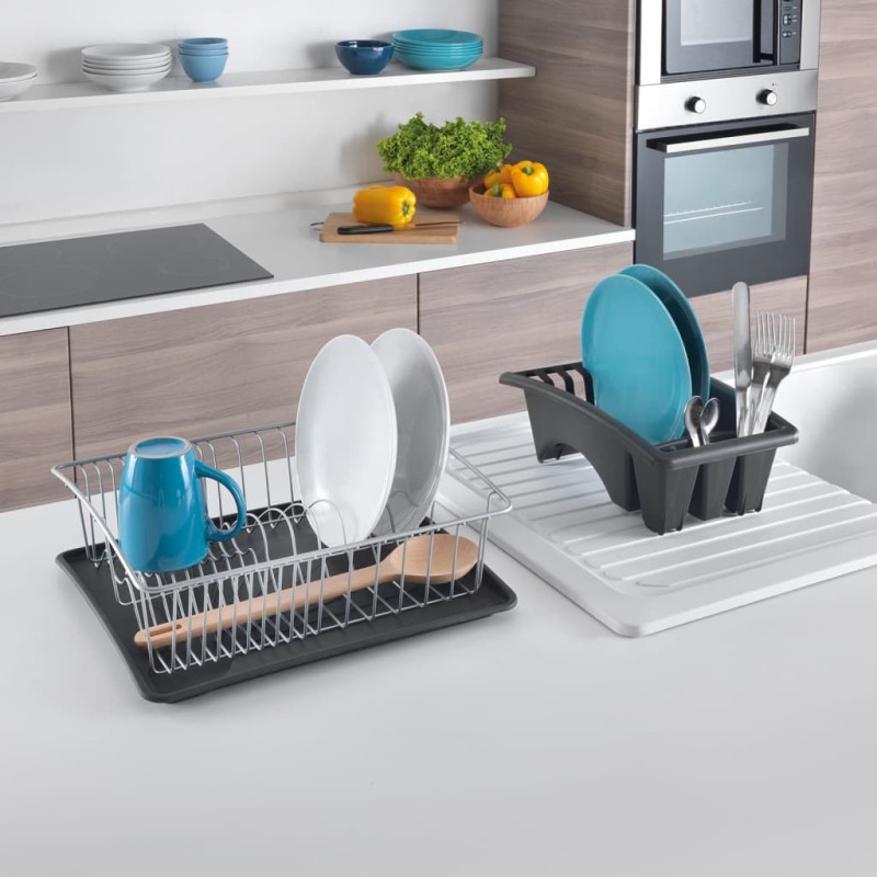 Metaltex Escurridor de platos Aquatex Plus gris Metaltex Escurridor de platos Aquatex Plus gris