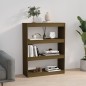 vidaXL Estantería/divisor de espacios pino marrón miel 80x30x103,5 cm