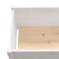 vidaXL Jardinera madera maciza de pino blanco 150x50x70 cm vidaXL Jardinera madera maciza de pino blanco 150x50x70 cm