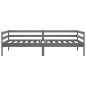 vidaXL Sofá cama madera maciza de pino gris 80x200 cm vidaXL Sofá cama madera maciza de pino gris 80x200 cm