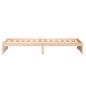 vidaXL Estructura de cama madera maciza 100x200 cm