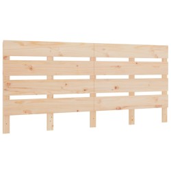 vidaXL Cabecero de cama madera maciza de pino 135x3x80 cm
