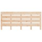 vidaXL Cabecero de cama madera maciza de pino 135x3x80 cm