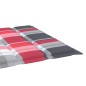 vidaXL Tumbona 2 personas con cojín madera maciza de acacia y acero vidaXL Tumbona 2 personas con cojín madera maciza de acacia y acero