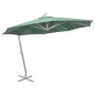 vidaXL Sombrilla colgante con palo de aluminio 350 cm verde vidaXL Sombrilla colgante con palo de aluminio 350 cm verde