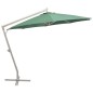 vidaXL Sombrilla colgante con palo de aluminio 350 cm verde vidaXL Sombrilla colgante con palo de aluminio 350 cm verde