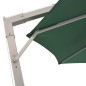 vidaXL Sombrilla colgante con palo de aluminio 350 cm verde vidaXL Sombrilla colgante con palo de aluminio 350 cm verde