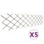 vidaXL Valla enrejada de sauce 5 piezas 180x60 cm vidaXL Valla enrejada de sauce 5 piezas 180x60 cm