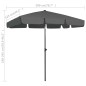 vidaXL Sombrilla de playa gris antracita 200x125 cm vidaXL Sombrilla de playa gris antracita 200x125 cm