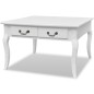 vidaXL Mesa de centro clásica con 4 cajones blanca vidaXL Mesa de centro clásica con 4 cajones blanca