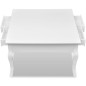vidaXL Mesa de centro clásica con 4 cajones blanca vidaXL Mesa de centro clásica con 4 cajones blanca