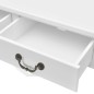 vidaXL Mesa de centro clásica con 4 cajones blanca vidaXL Mesa de centro clásica con 4 cajones blanca
