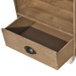 vidaXL Mesita de noche marrón madera maciza vidaXL Mesita de noche marrón madera maciza